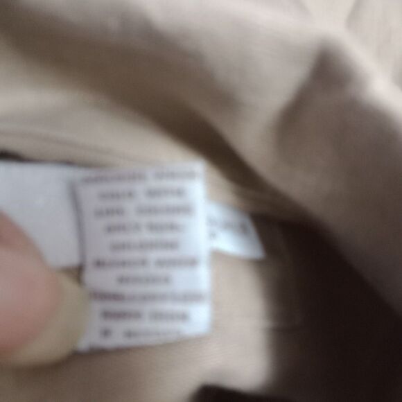 Lucy & Laurel 2X Plus Size 100% Linen Tan Utility Shacket Jacket - Picture 5 of 7